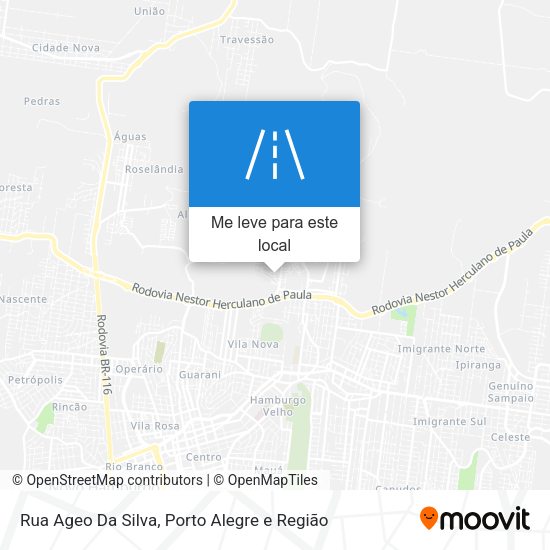 Rua Ageo Da Silva mapa