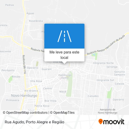Rua Agudo mapa