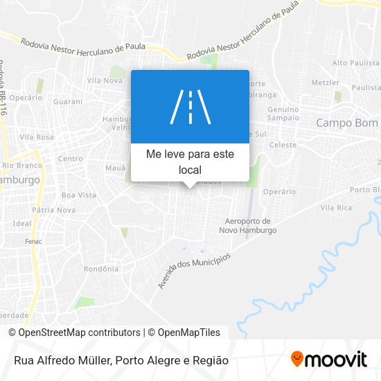 Rua Alfredo Müller mapa