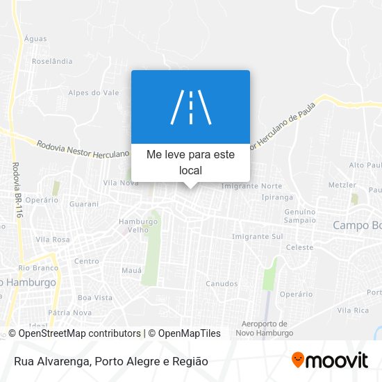 Rua Alvarenga mapa