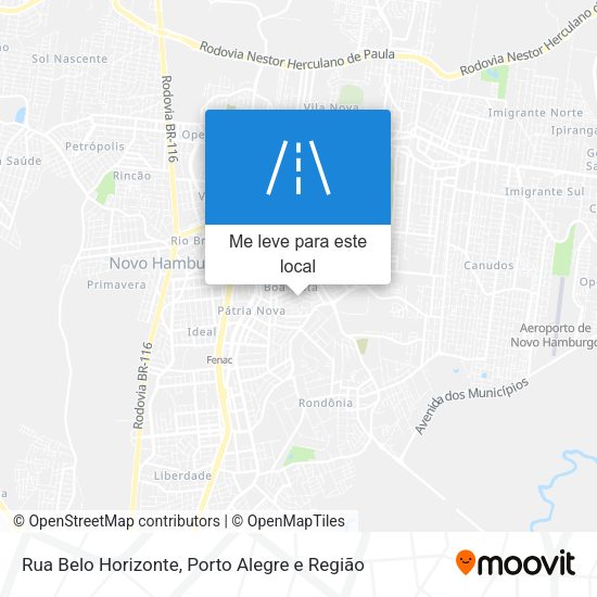 Rua Belo Horizonte mapa