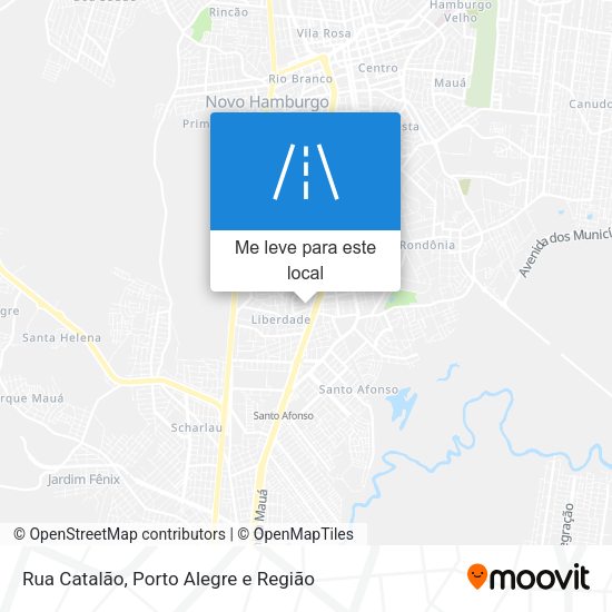 Rua Catalão mapa