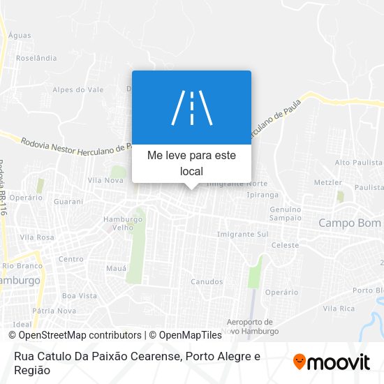 Rua Catulo Da Paixão Cearense mapa