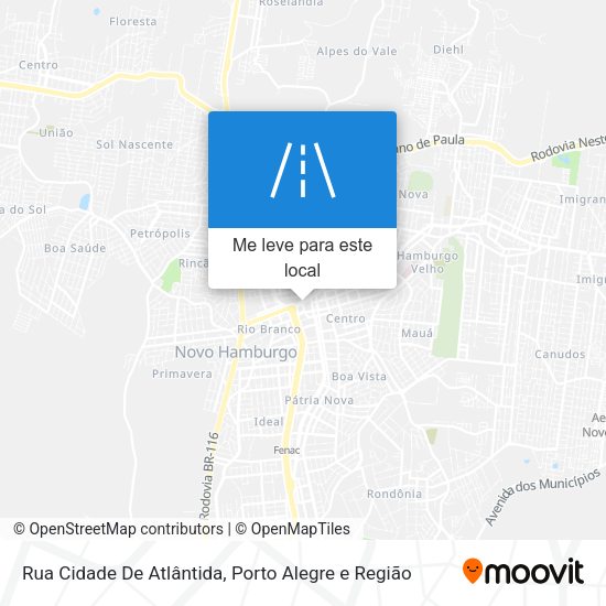 Rua Cidade De Atlântida mapa