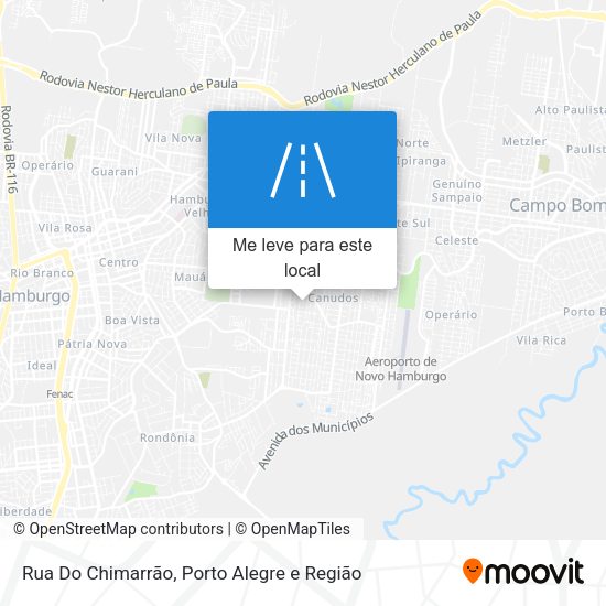 Rua Do Chimarrão mapa