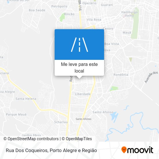 Rua Dos Coqueiros mapa