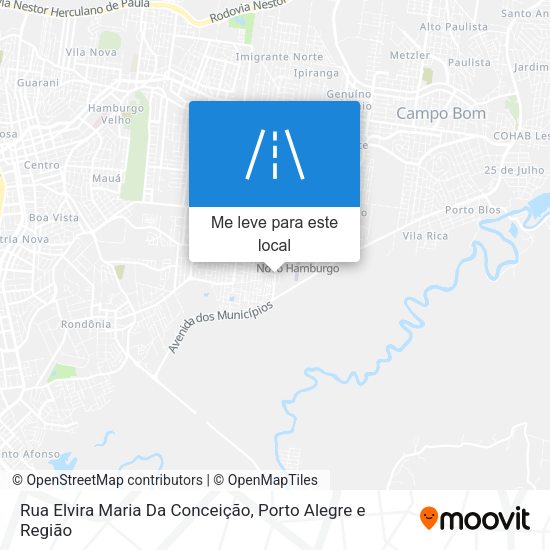 Rua Elvira Maria Da Conceição mapa