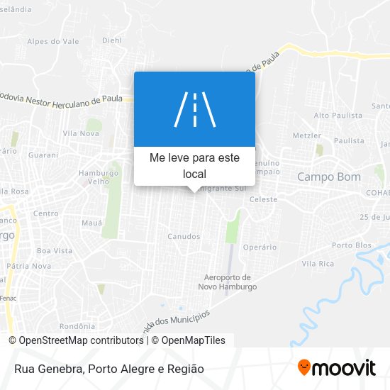 Rua Genebra mapa