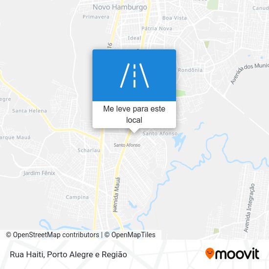 Rua Haiti mapa