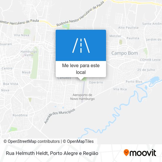 Rua Helmuth Heldt mapa