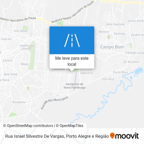 Rua Israel Silvestre De Vargas mapa