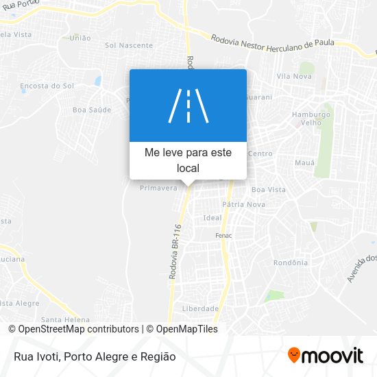 Rua Ivoti mapa