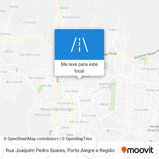 Rua Joaquim Pedro Soares mapa