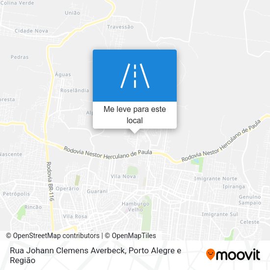 Rua Johann Clemens Averbeck mapa