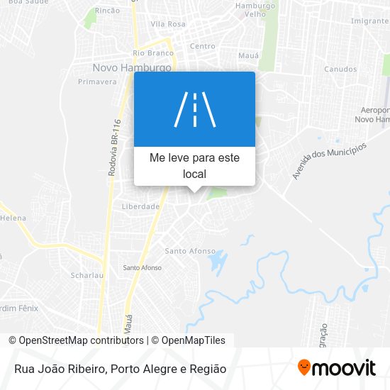 Rua João Ribeiro mapa