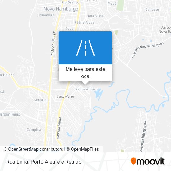 Rua Lima mapa