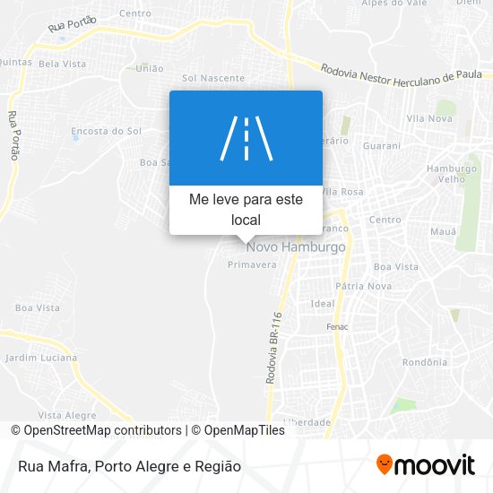 Rua Mafra mapa