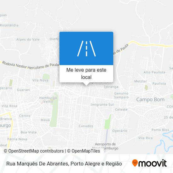 Rua Marquês De Abrantes mapa