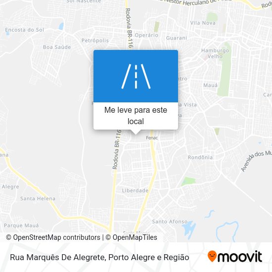 Rua Marquês De Alegrete mapa