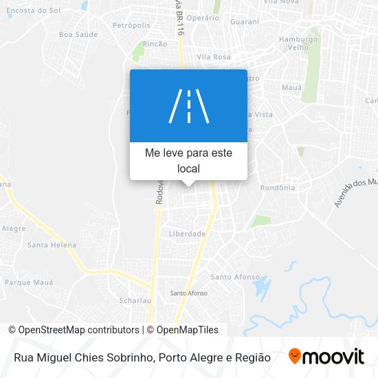 Rua Miguel Chies Sobrinho mapa