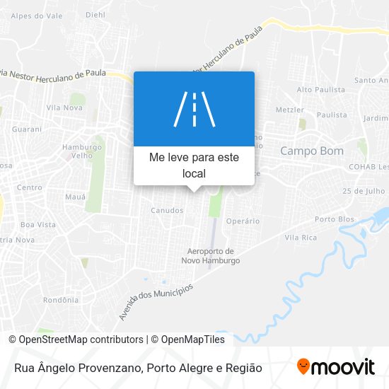 Rua Ângelo Provenzano mapa