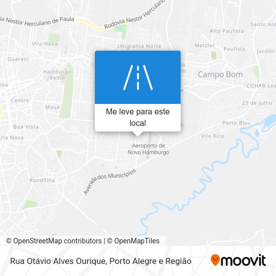 Rua Otávio Alves Ourique mapa