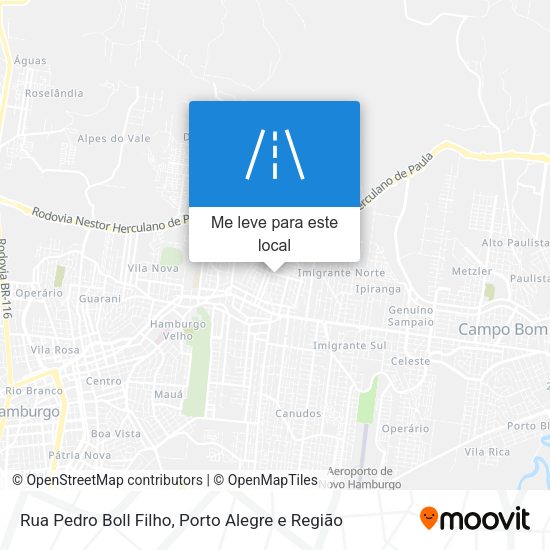 Rua Pedro Boll Filho mapa