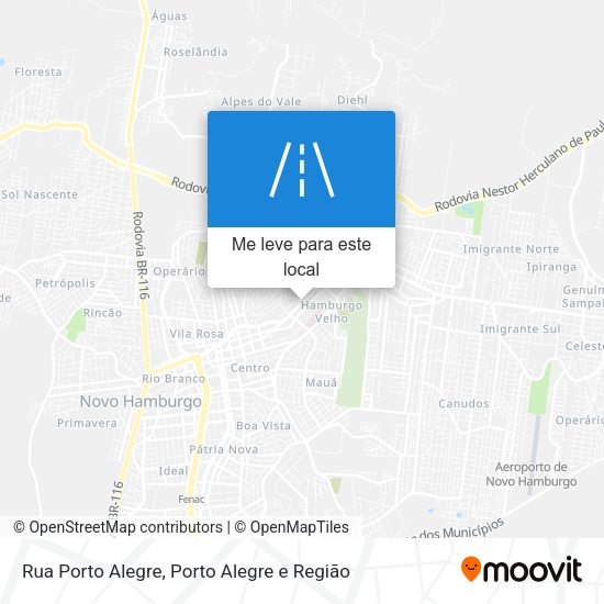 Rua Porto Alegre mapa