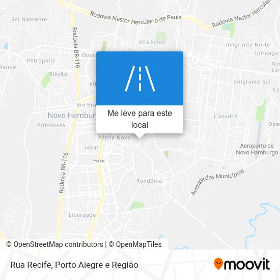 Rua Recife mapa