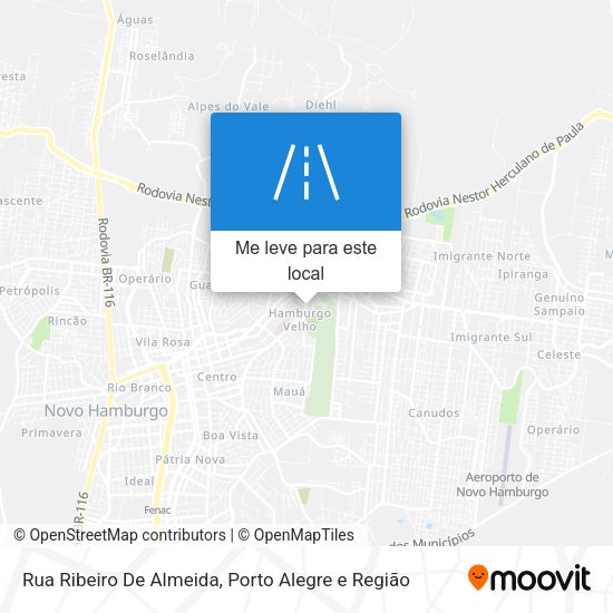 Rua Ribeiro De Almeida mapa