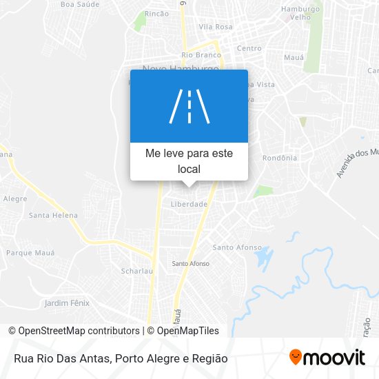 Rua Rio Das Antas mapa