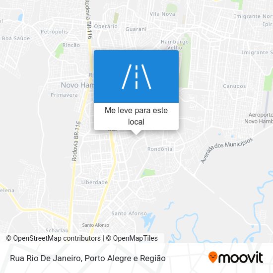 Rua Rio De Janeiro mapa