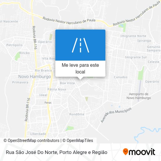 Rua São José Do Norte mapa