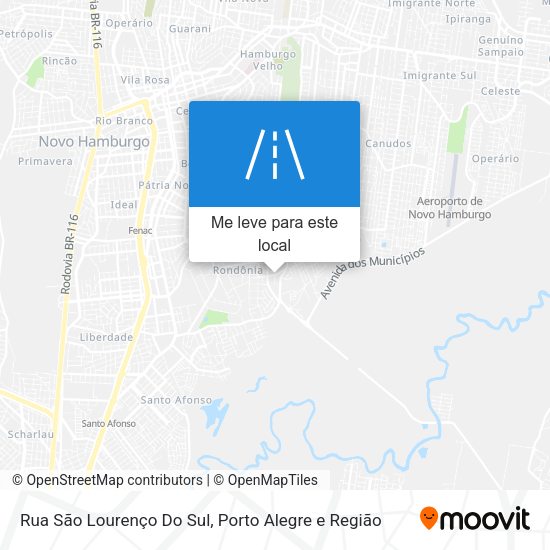 Rua São Lourenço Do Sul mapa