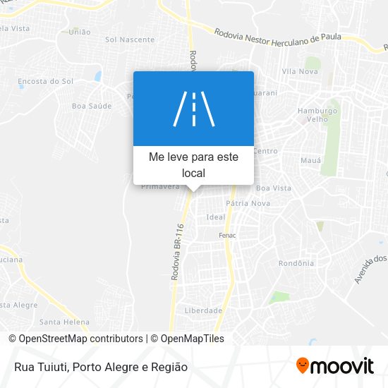 Rua Tuiuti mapa
