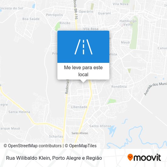 Rua Wilibaldo Klein mapa