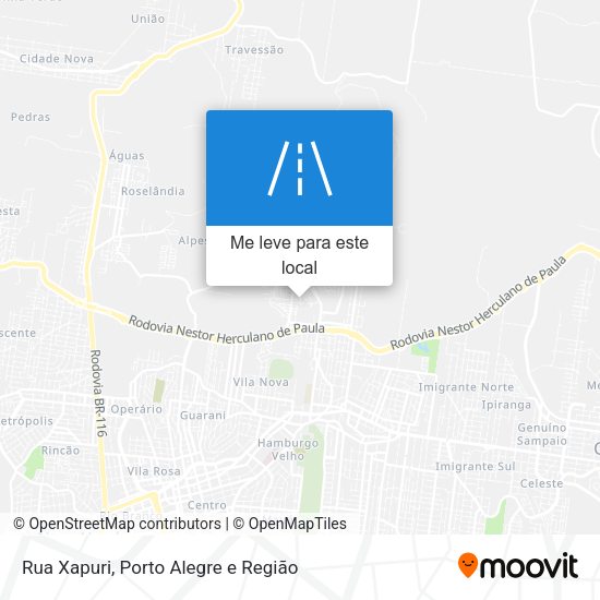 Rua Xapuri mapa
