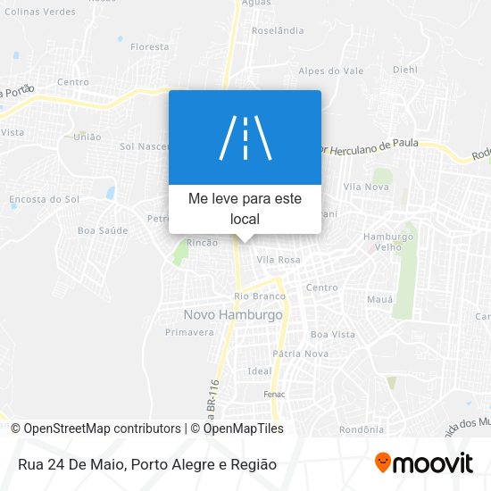 Rua 24 De Maio mapa