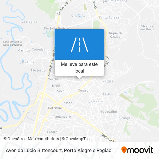 Avenida Lúcio Bittencourt mapa