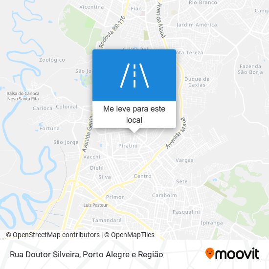 Rua Doutor Silveira mapa