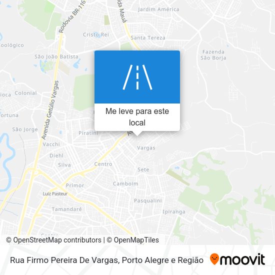 Rua Firmo Pereira De Vargas mapa