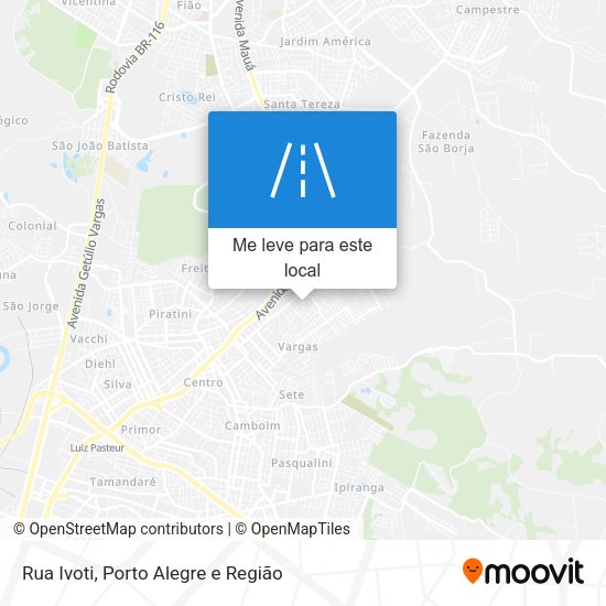 Rua Ivoti mapa