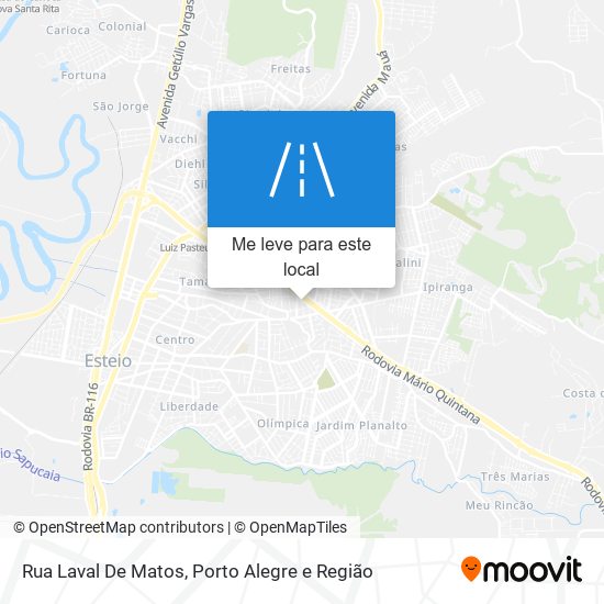 Rua Laval De Matos mapa