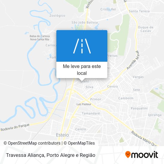 Travessa Aliança mapa