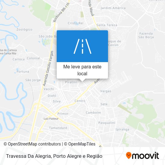 Travessa Da Alegria mapa