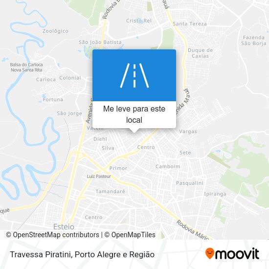 Travessa Piratini mapa
