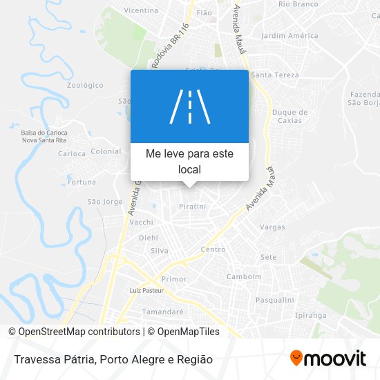 Travessa Pátria mapa