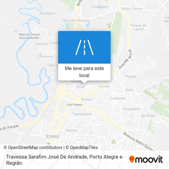Travessa Serafim José De Andrade mapa