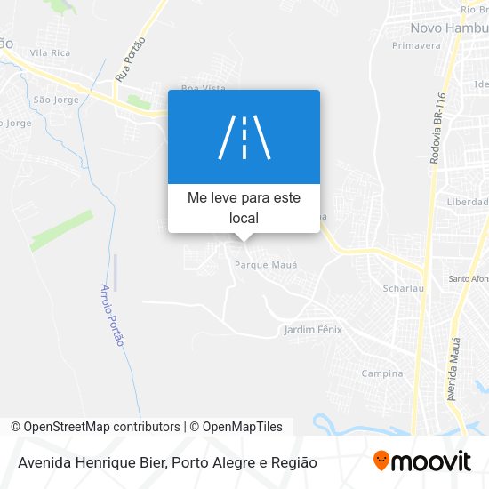 Avenida Henrique Bier mapa