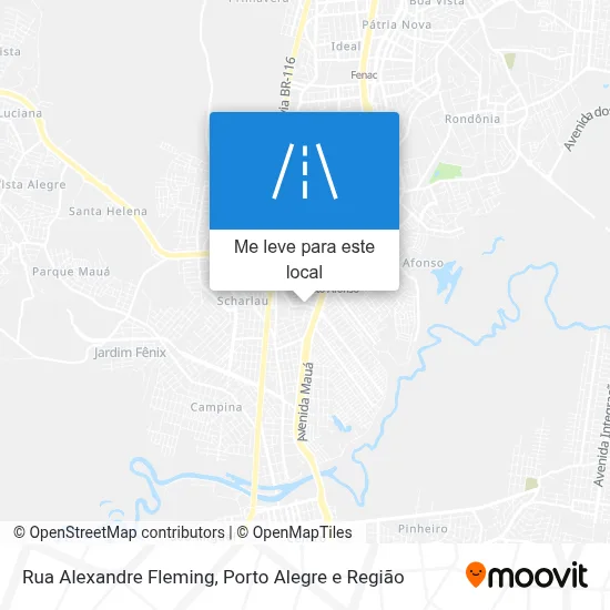 Rua Alexandre Fleming mapa